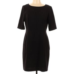 Tahari black sheath dress